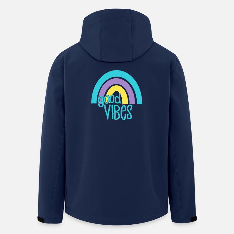 good Vibes - Recycelte Männer Softshell-Jacke von Stanley/Stella - Navy