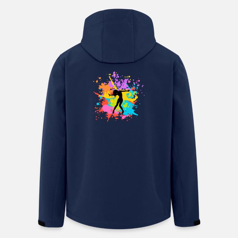 Spectrum Silhouettes - Recycelte Männer Softshell-Jacke von Stanley/Stella - Navy
