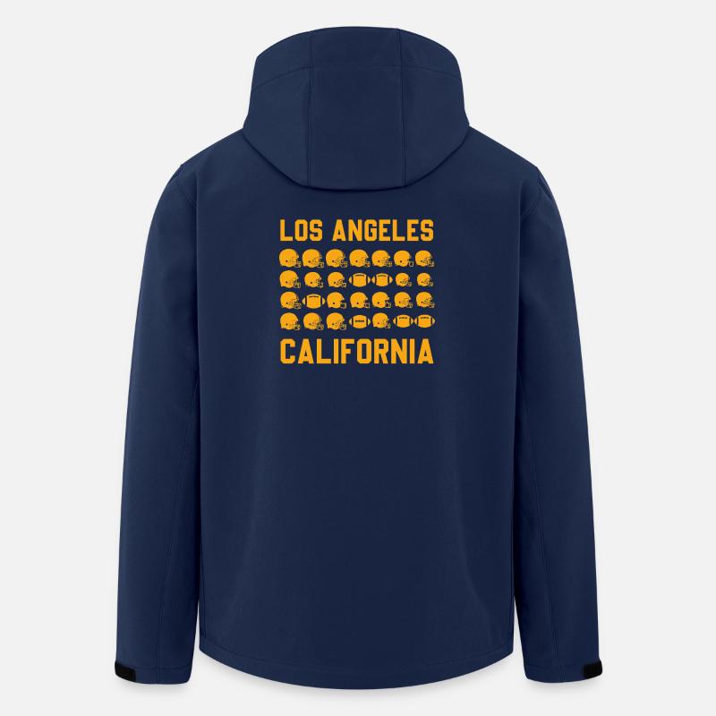 LA California Helm-Grid - Recycelte Männer Softshell-Jacke von Stanley/Stella - Navy