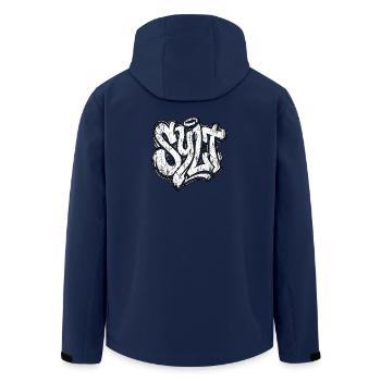 Sylt Graffiti Oldschool Hip Hop - Men’s Recycled Softshell Jacket by Stanley/Stella - navy - Back - AI Model Male 185 light (185cm)