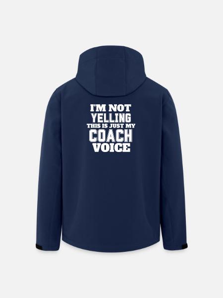 Lustiges Coach-Geschenk für Sport-Trainer Sportpapa - Recycelte Männer Softshell-Jacke von Stanley/Stella - Navy