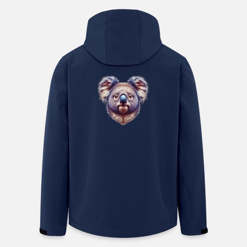 Koala - Recycelte Männer Softshell-Jacke von Stanley/Stella - Navy