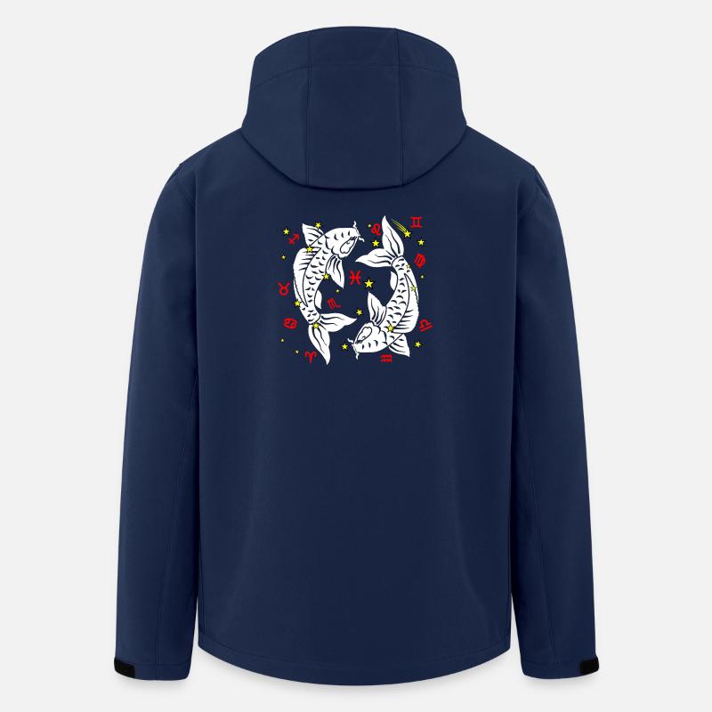 Fischfarbe - Recycelte Männer Softshell-Jacke von Stanley/Stella - Navy