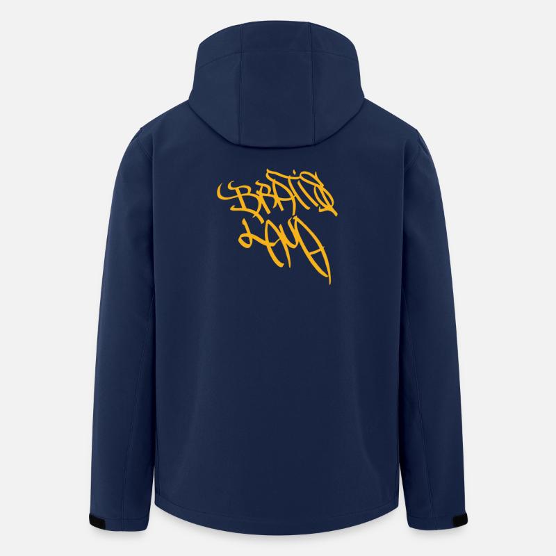 Bratislava Graffiti Day - Men’s Recycled Softshell Jacket by Stanley/Stella - navy