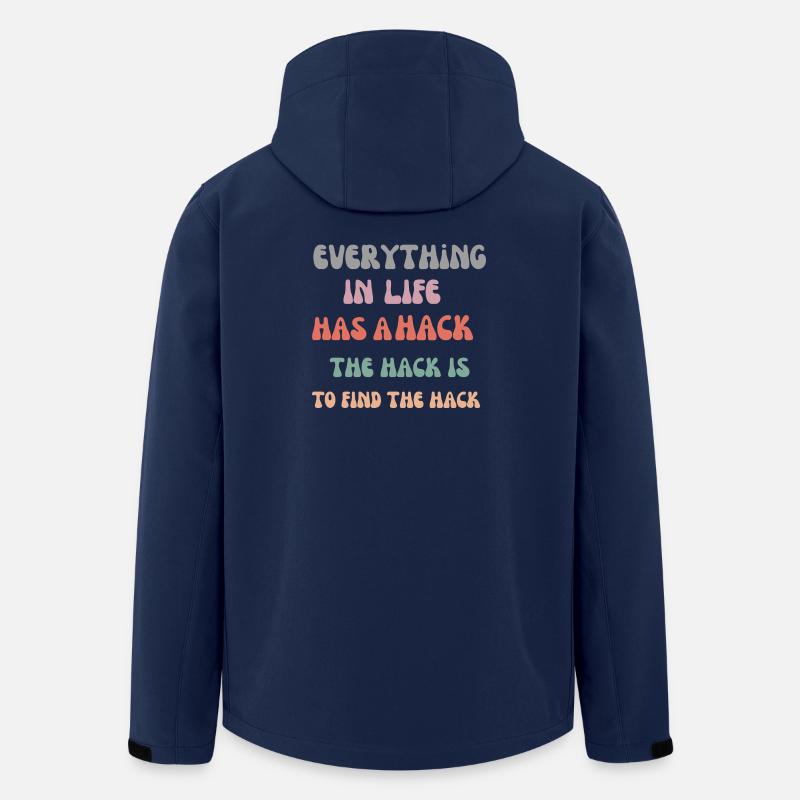 Lifehack - Recycelte Männer Softshell-Jacke von Stanley/Stella - Navy