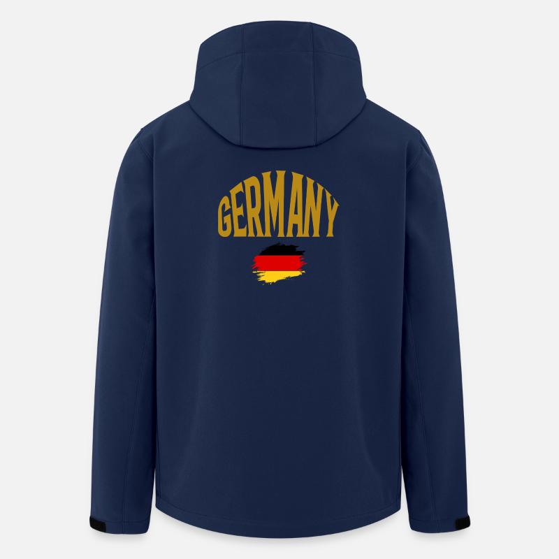 Germany - Recycelte Männer Softshell-Jacke von Stanley/Stella - Navy