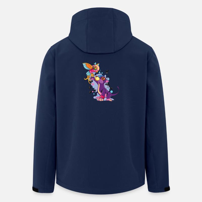 Be Happy - Recycelte Männer Softshell-Jacke von Stanley/Stella - Navy