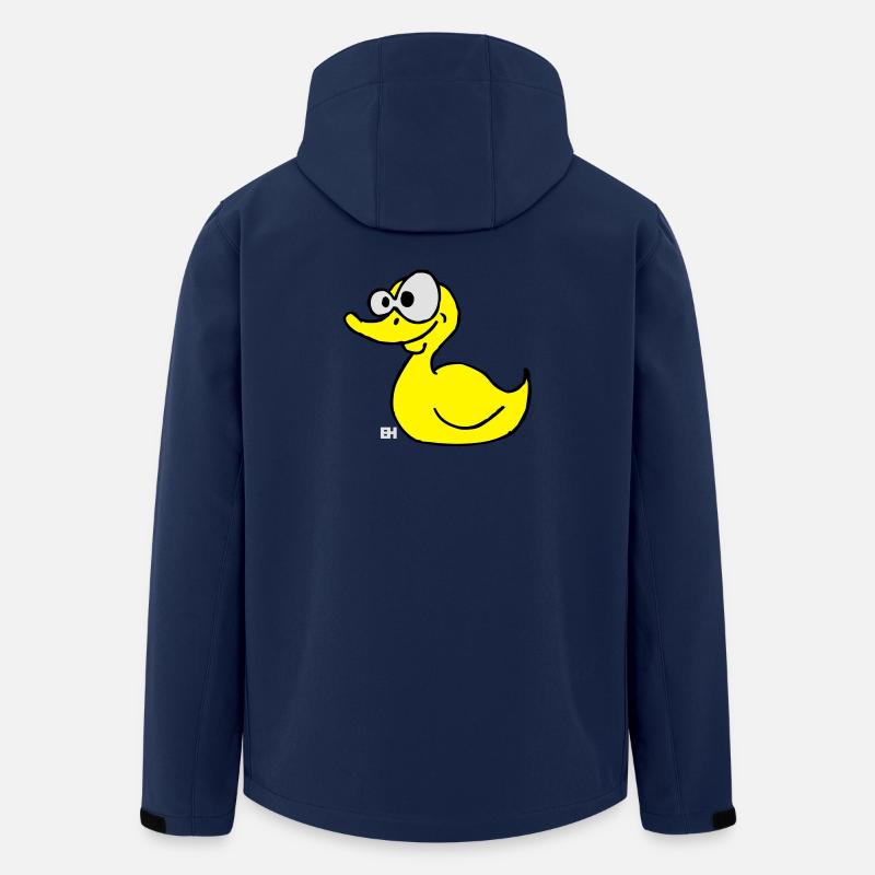 Badeente - Gummi-Ente - Recycelte Männer Softshell-Jacke von Stanley/Stella - Navy