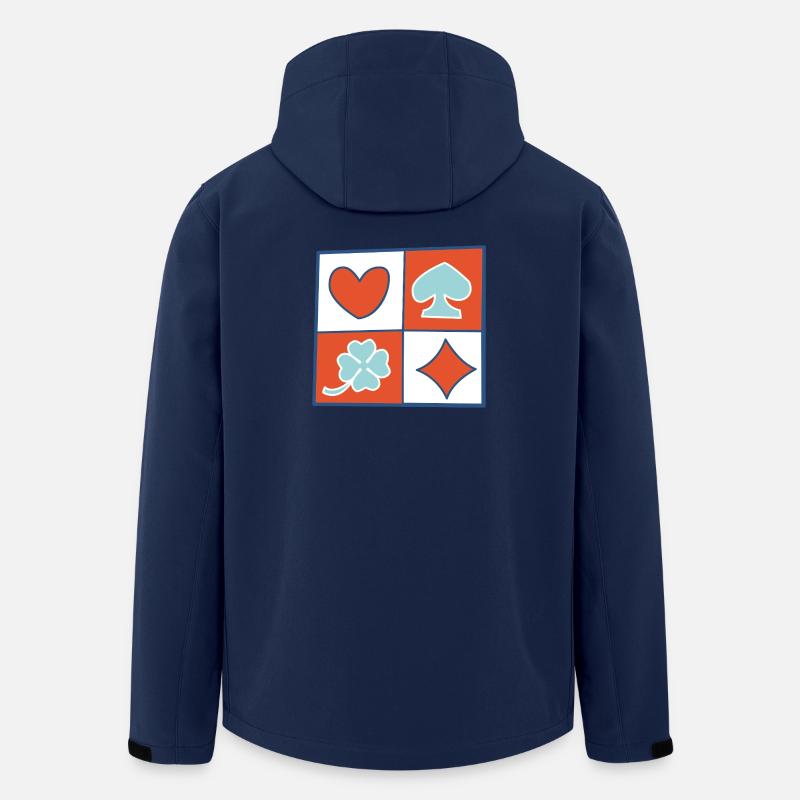 Damier 2 par helfspawn - Veste softshell homme en polyester recyclé Stanley/Stella - marine