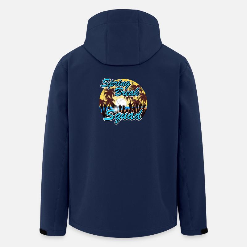 Spring Break Squad - Men’s Recycled Softshell Jacket by Stanley/Stella - navy