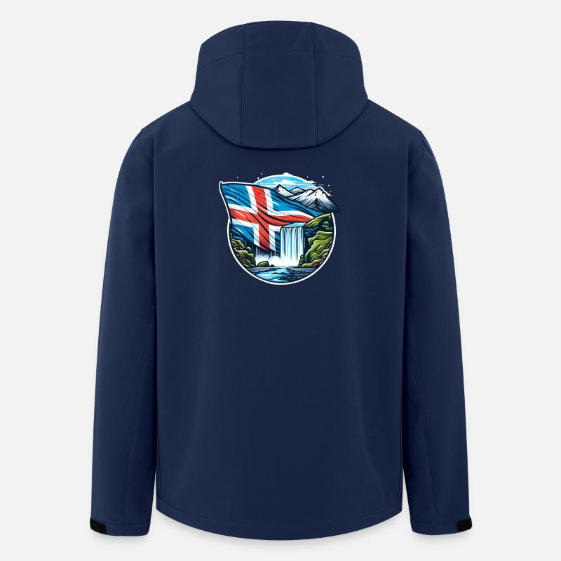 iceland Iceland 2 - Men’s Recycled Softshell Jacket by Stanley/Stella - navy