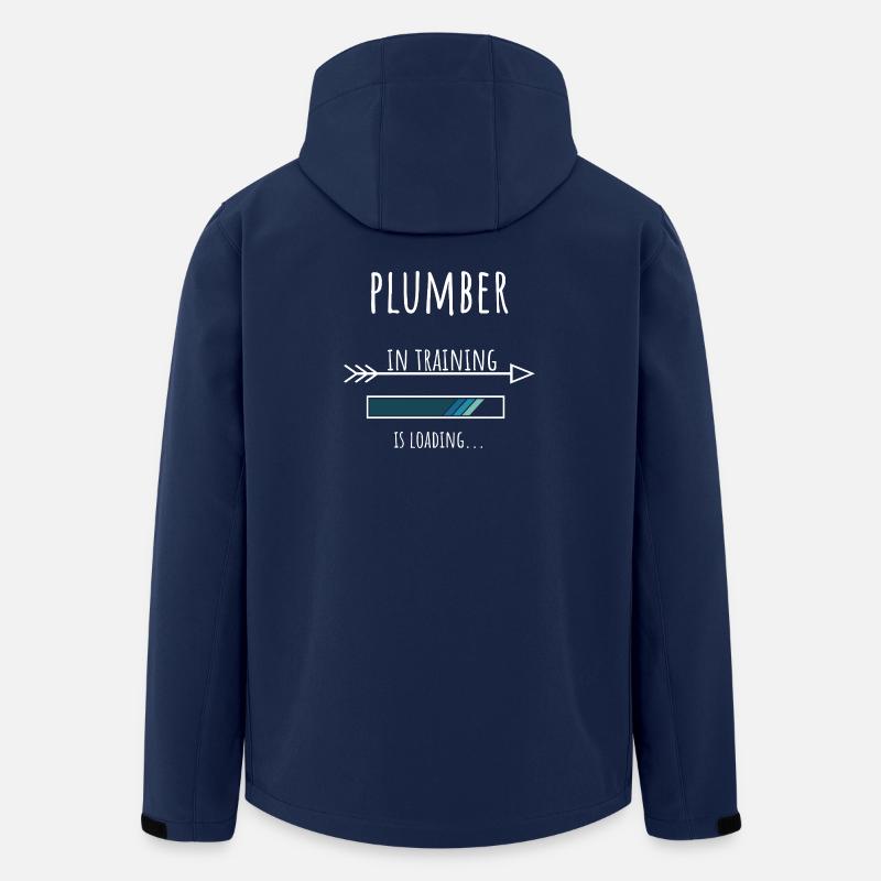 Plumber in Ausbildung Geschenk - Recycelte Männer Softshell-Jacke von Stanley/Stella - Navy