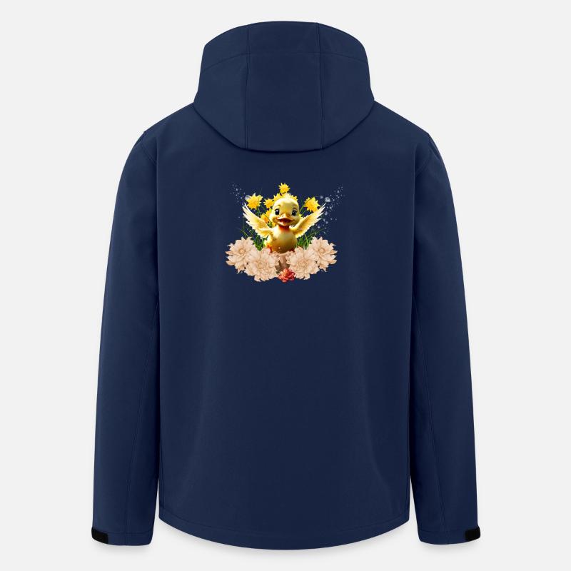 Süßes Entlein - Recycelte Männer Softshell-Jacke von Stanley/Stella - Navy