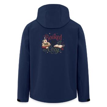 Récolte d’automne réservée et douillette - Veste softshell homme en polyester recyclé Stanley/Stella - marine - Dos - AI Model Male 185 light (185cm)