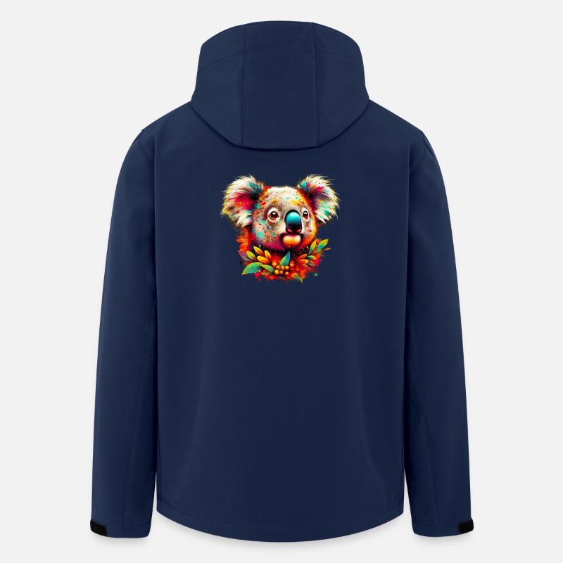 Koala - Veste softshell homme en polyester recyclé Stanley/Stella - marine