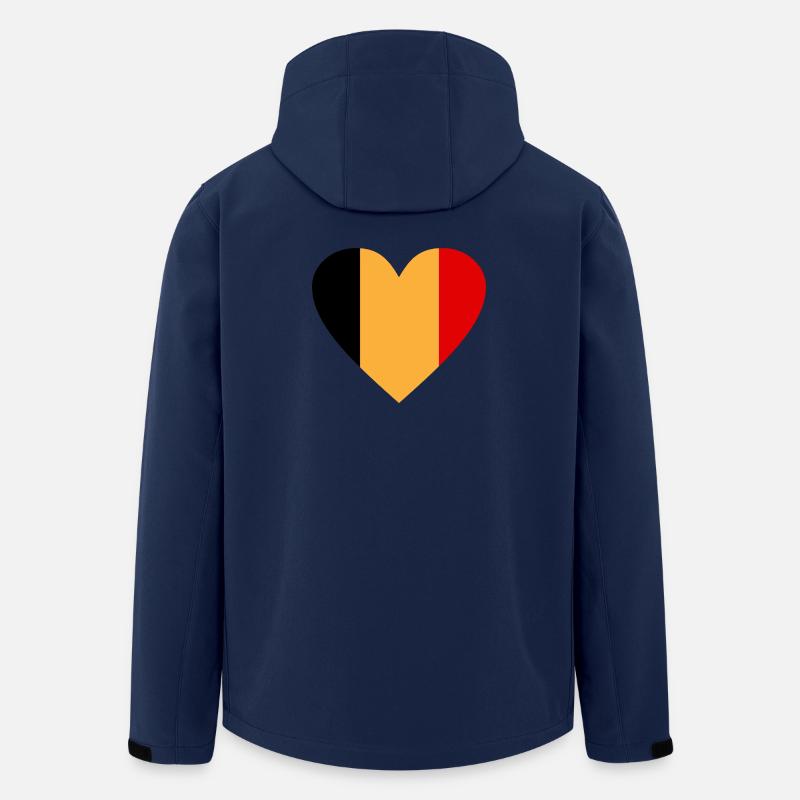 Belgium - Men’s Recycled Softshell Jacket by Stanley/Stella - navy