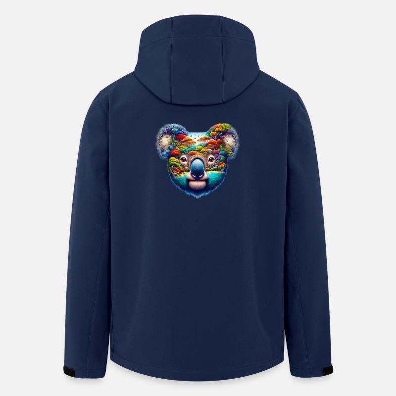 Koala - Veste softshell homme en polyester recyclé Stanley/Stella - marine