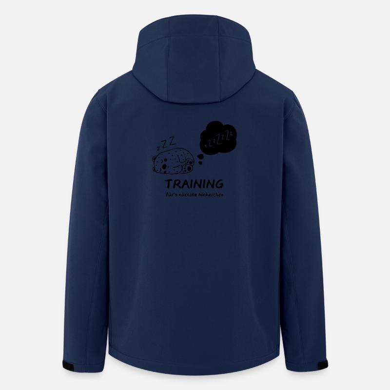 Training for naps - Men’s Recycled Softshell Jacket by Stanley/Stella - navy