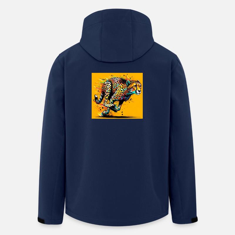 Gepard - Recycelte Männer Softshell-Jacke von Stanley/Stella - Navy