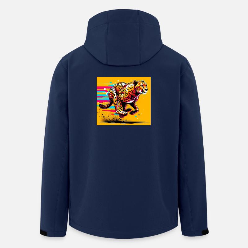 Gepard - Recycelte Männer Softshell-Jacke von Stanley/Stella - Navy