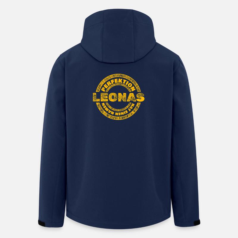 Leonas Leonas - Men’s Recycled Softshell Jacket by Stanley/Stella - navy