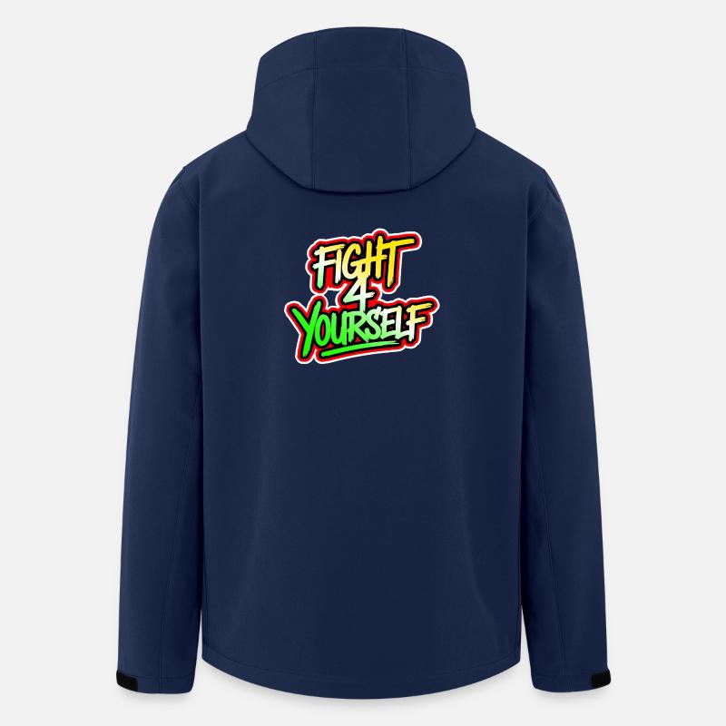 Fight 4 yourself - Recycelte Männer Softshell-Jacke von Stanley/Stella - Navy