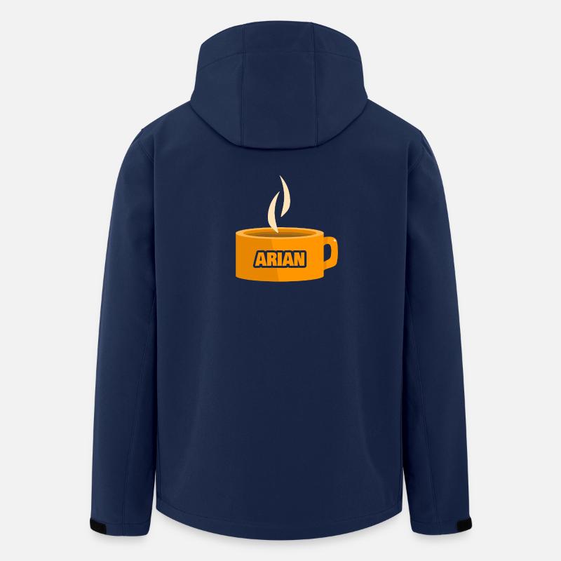 Arian - Recycelte Männer Softshell-Jacke von Stanley/Stella - Navy