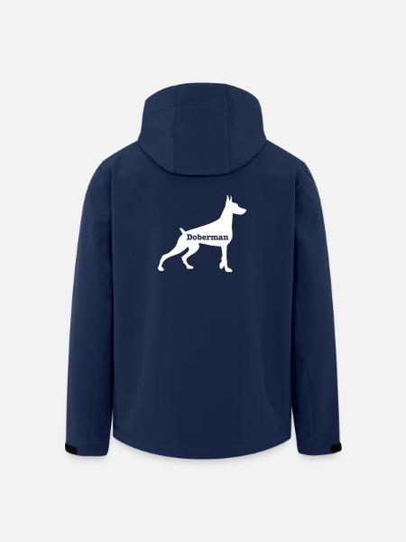 Dobermann - Recycelte Männer Softshell-Jacke von Stanley/Stella - Navy
