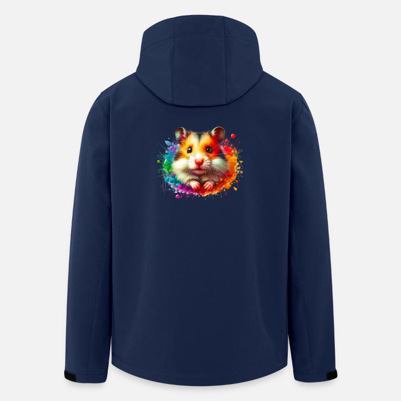 Hamster - Recycelte Männer Softshell-Jacke von Stanley/Stella - Navy