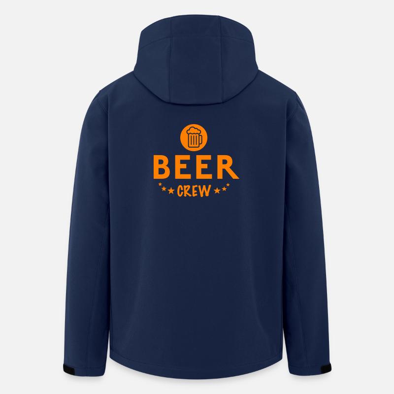 Beer Crew - Recycelte Männer Softshell-Jacke von Stanley/Stella - Navy