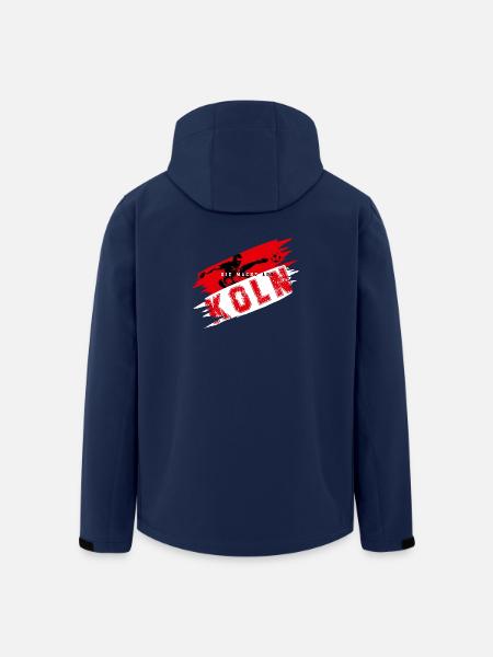 Fussball Köln Ruhrpott - Recycelte Männer Softshell-Jacke von Stanley/Stella - Navy