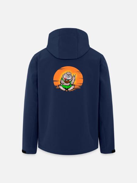 Faultier - Recycelte Männer Softshell-Jacke von Stanley/Stella - Navy