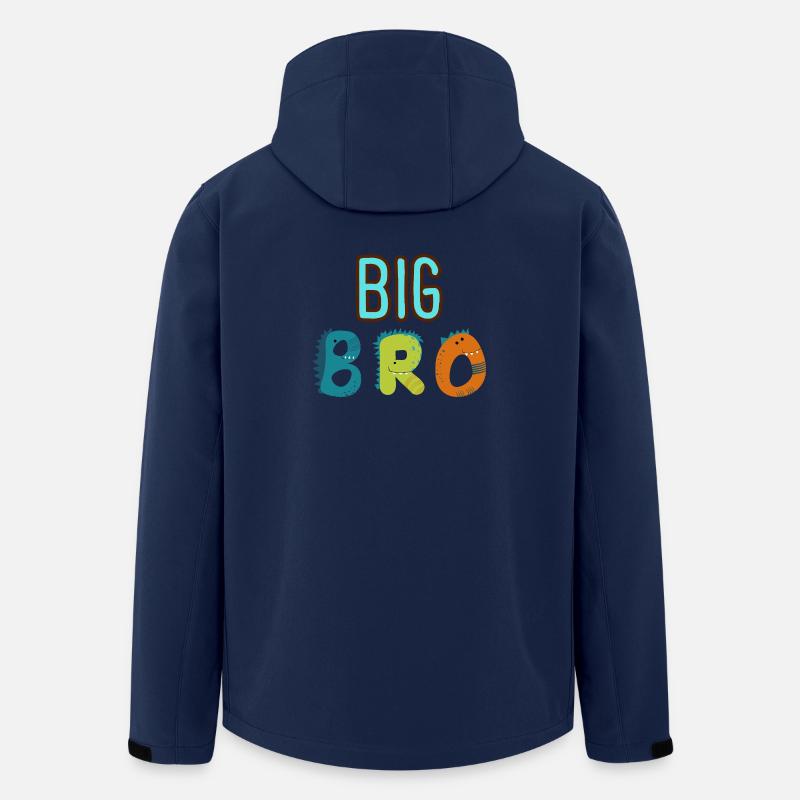 Großer Bruder - Big Bro - Recycelte Männer Softshell-Jacke von Stanley/Stella - Navy