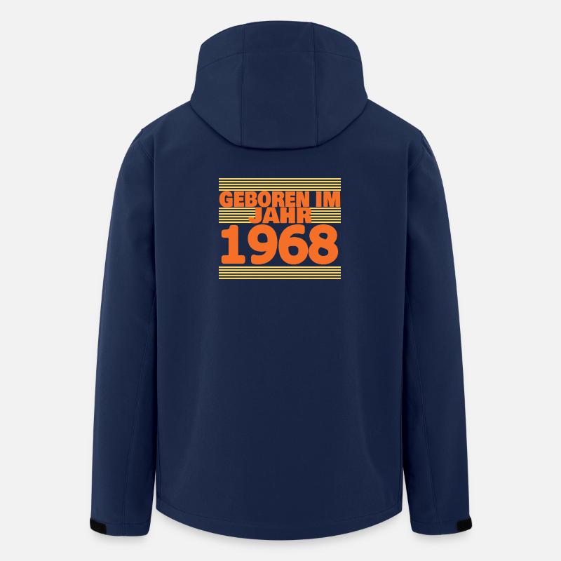 1968 - Recycelte Männer Softshell-Jacke von Stanley/Stella - Navy