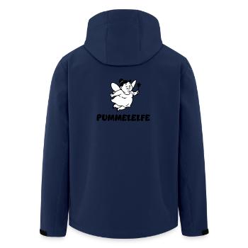 Pummelelfe - Recycelte Männer Softshell-Jacke von Stanley/Stella - Navy - Hinten - AI Model Male 185 light (185cm)