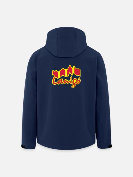 canigo canigou - Recycelte Männer Softshell-Jacke von Stanley/Stella - Navy