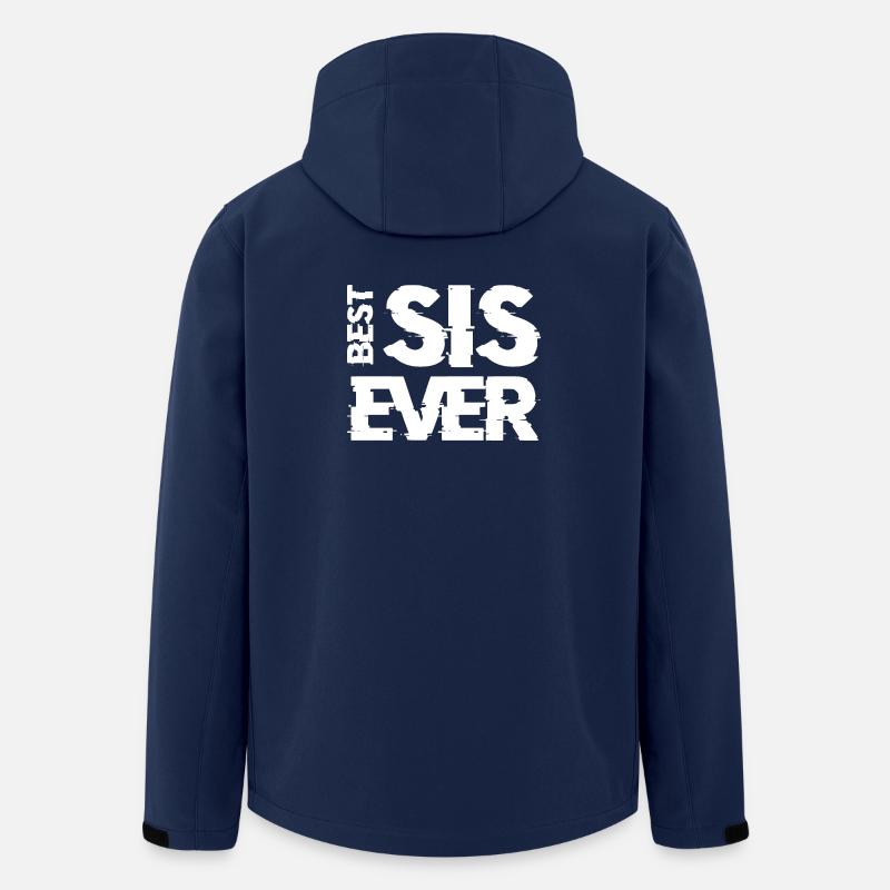 BEST SIS EVER new - Men’s Recycled Softshell Jacket by Stanley/Stella - navy