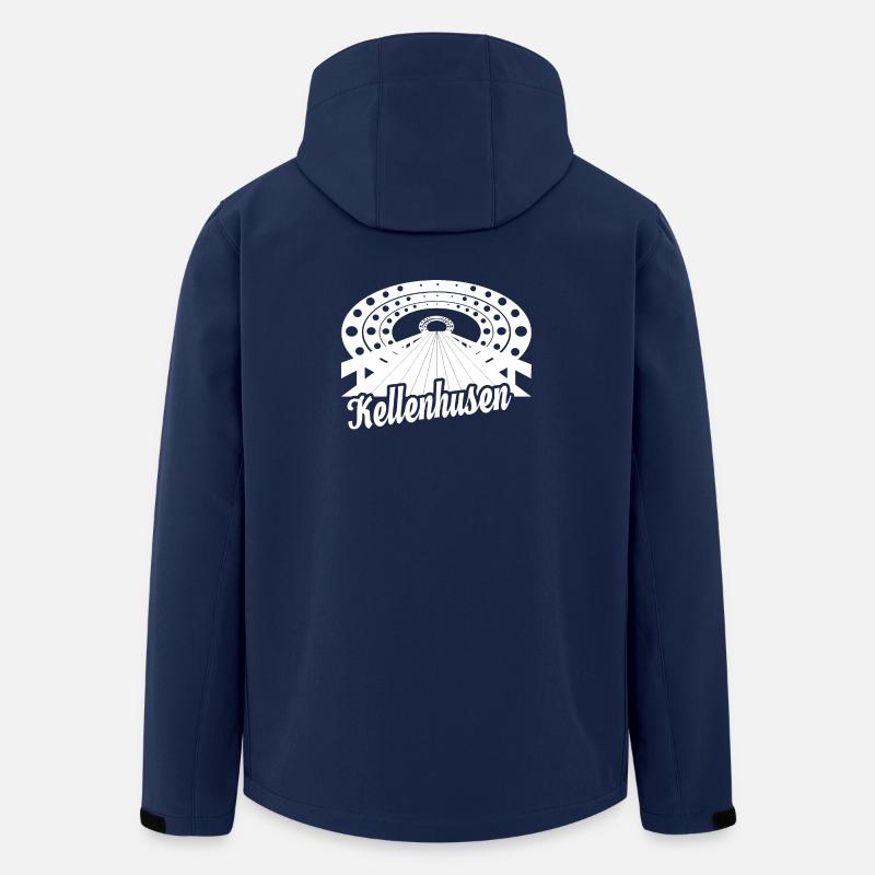 Kellenhusen Seebrücke Ostsee Urlaub Geschenk - Recycelte Männer Softshell-Jacke von Stanley/Stella - Navy