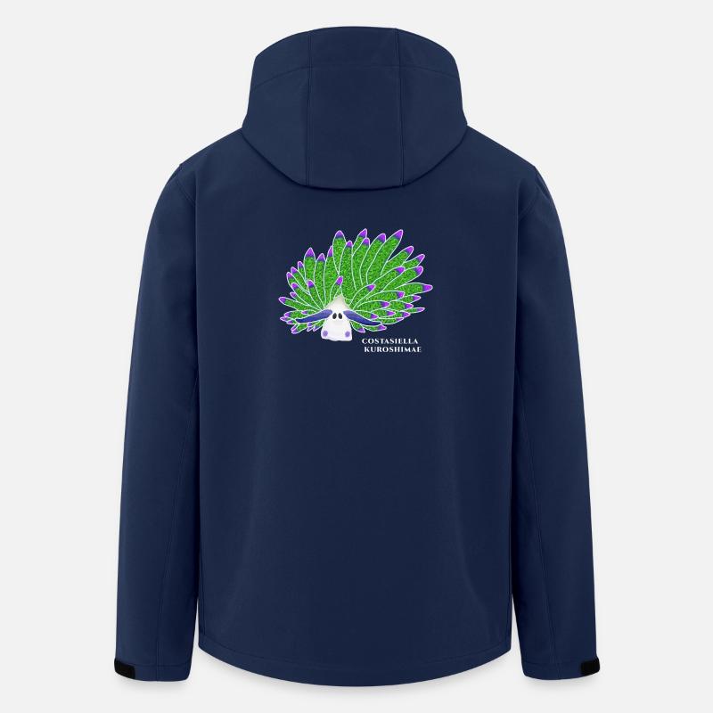 Leaf Sheep Snail, Drawing - Men’s Recycled Softshell Jacket by Stanley/Stella - navy