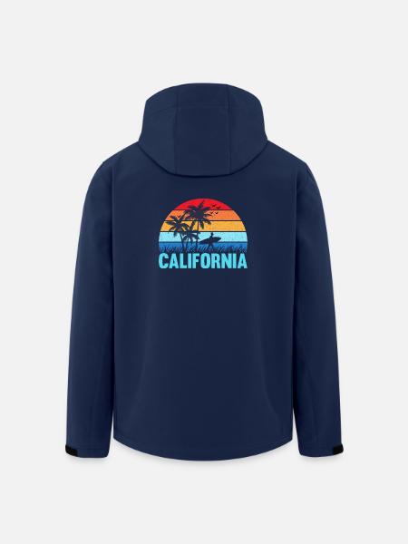 California - Recycelte Männer Softshell-Jacke von Stanley/Stella - Navy