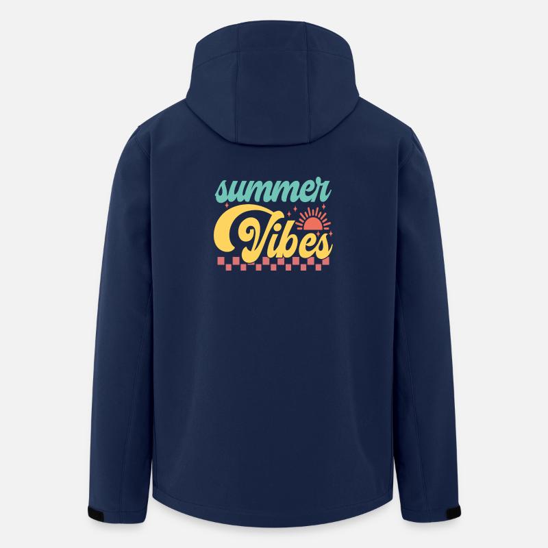 Sommer am Meer mit Sommerstimmung - Recycelte Männer Softshell-Jacke von Stanley/Stella - Navy
