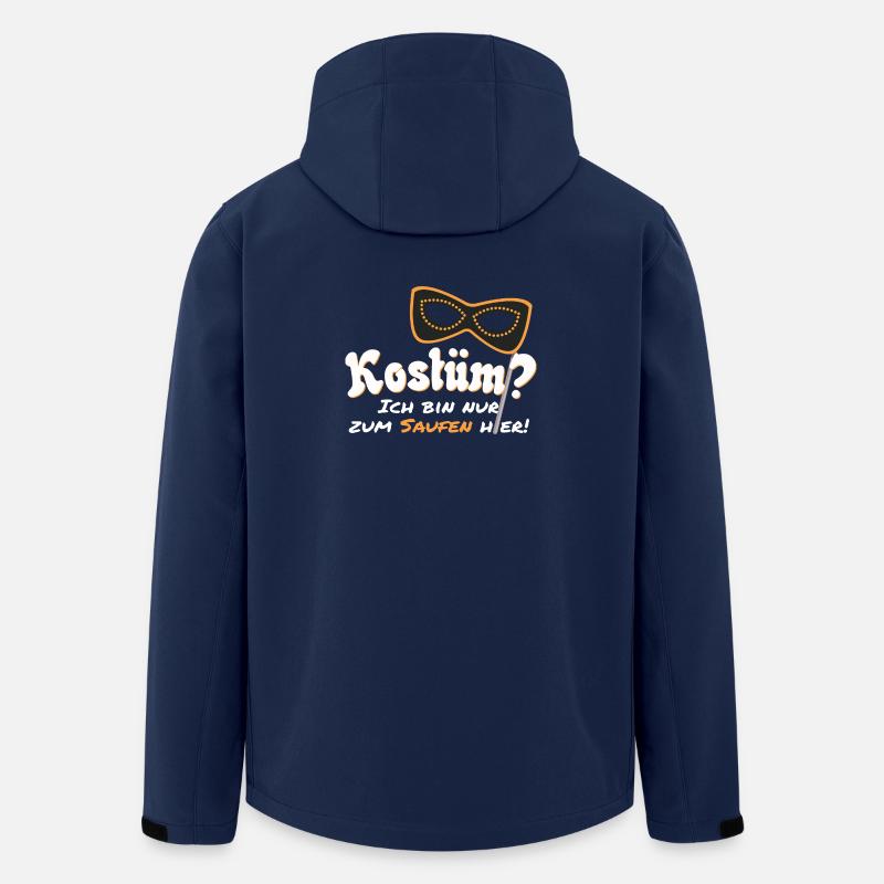 Faschings Kostüm? - Recycelte Männer Softshell-Jacke von Stanley/Stella - Navy