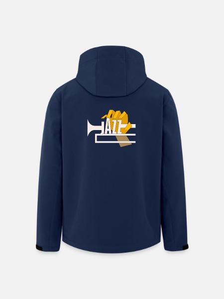 Tshirt Jazz Trompete - Recycelte Männer Softshell-Jacke von Stanley/Stella - Navy
