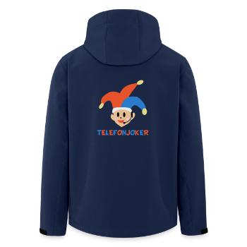 telefonjoker - Recycelte Männer Softshell-Jacke von Stanley/Stella - Navy - Hinten - AI Model Male 185 light (185cm)