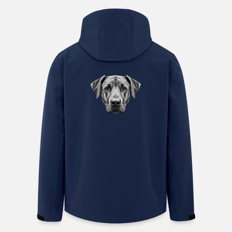 Rhodesian Ridgeback Jagdhund Hunde Stolz Ridgeback - Recycelte Männer Softshell-Jacke von Stanley/Stella - Navy