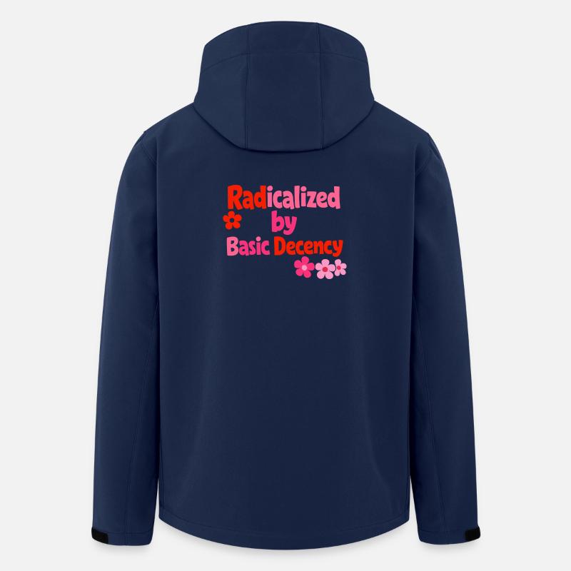Radical Decency Rétro Bloom - Veste softshell homme en polyester recyclé Stanley/Stella - marine