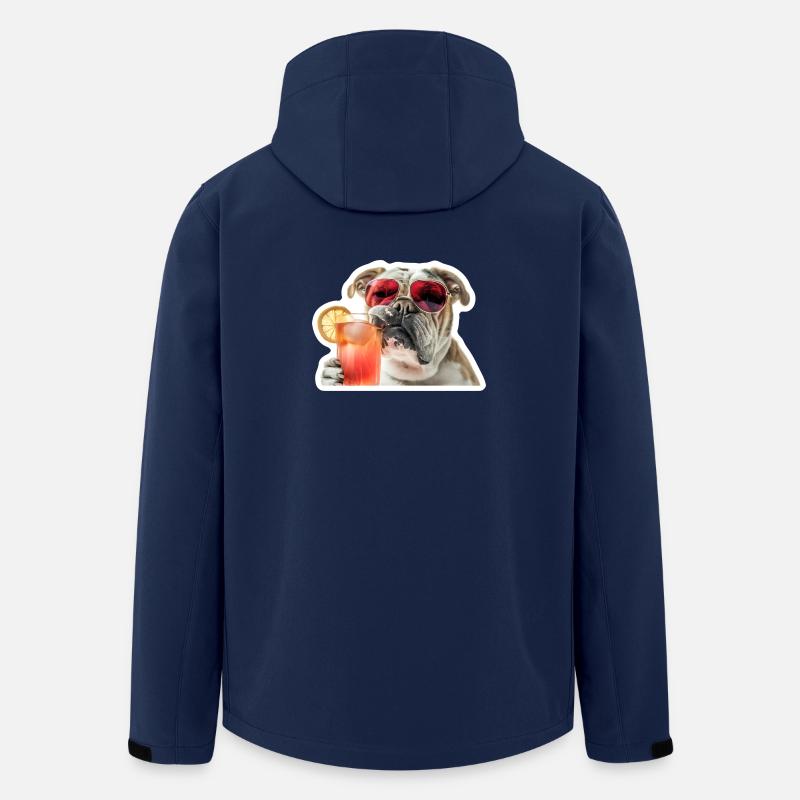 bully drinking cocktail - Men’s Recycled Softshell Jacket by Stanley/Stella - navy