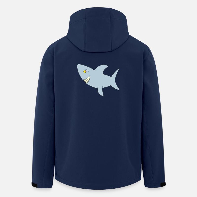haifisch big one - Recycelte Männer Softshell-Jacke von Stanley/Stella - Navy