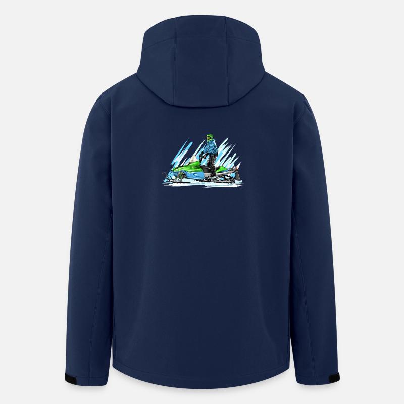 Snowmobile - Recycelte Männer Softshell-Jacke von Stanley/Stella - Navy