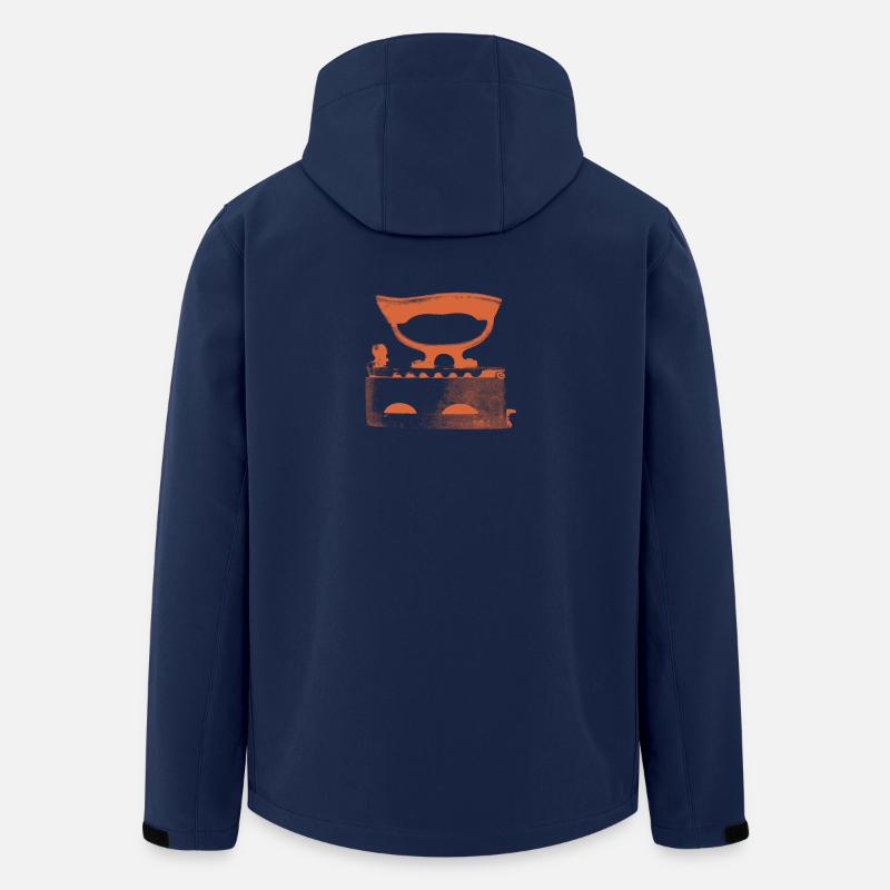 Bügeleisen antik - Recycelte Männer Softshell-Jacke von Stanley/Stella - Navy